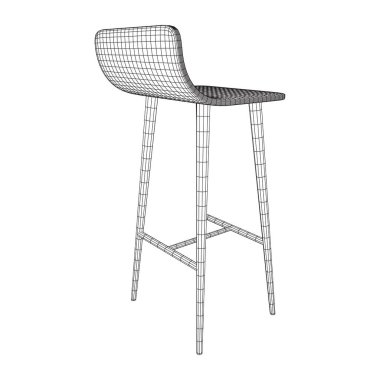 Bar tabure mobilya tel kafes