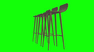 Bar tabure mobilya 3d