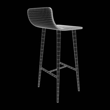 Bar tabure mobilya tel kafes