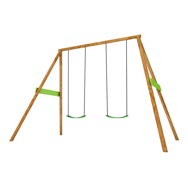 Kids swing modell 3d — Stockfoto