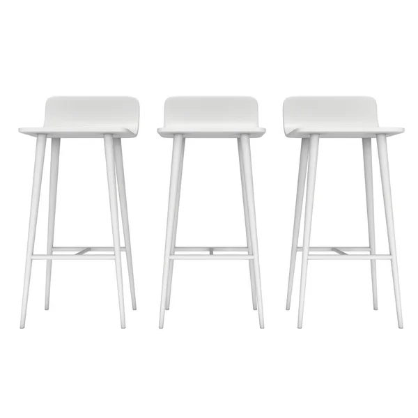 Bar stool furniture 3d — Stock Photo, Image