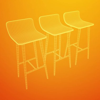 Bar tabure mobilya tel kafes