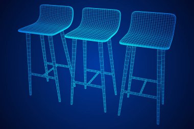 Bar tabure mobilya tel kafes