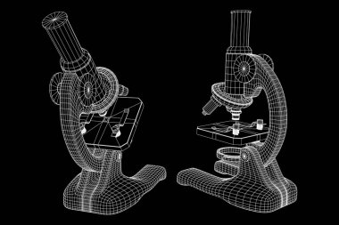 Mikroskop biyoloji okul laboratuvar donatımı