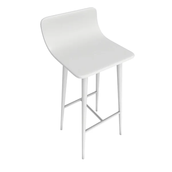 Bar stool furniture 3d — Stock Photo, Image