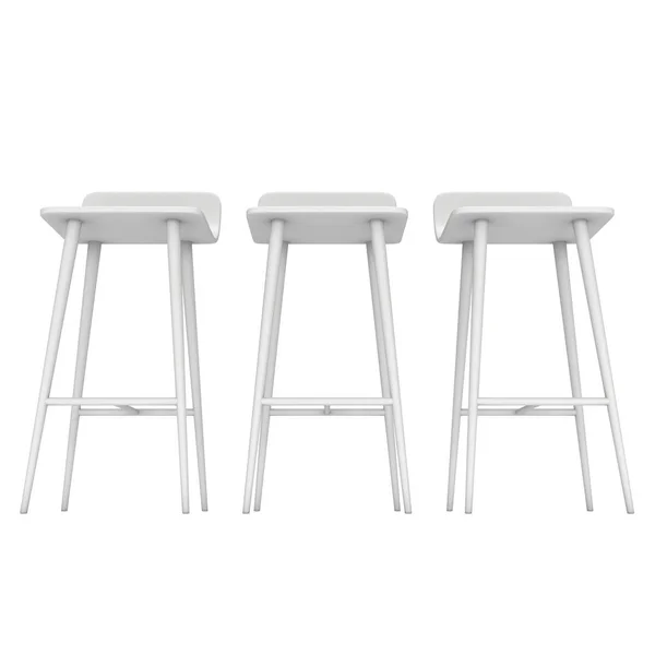 Bar stool furniture 3d — Stock Photo, Image