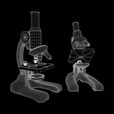 Mikroskop biyoloji okul laboratuvar donatımı