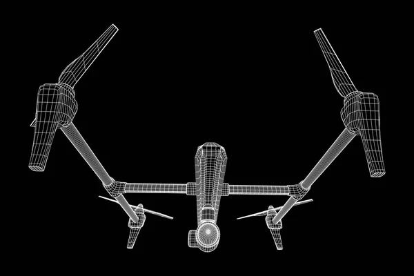 リモート制御空気の無人機 — ストックベクタ