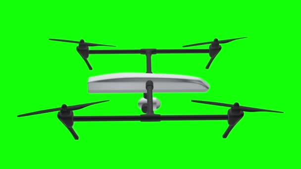 Afstandsbediening lucht drone — Stockvideo