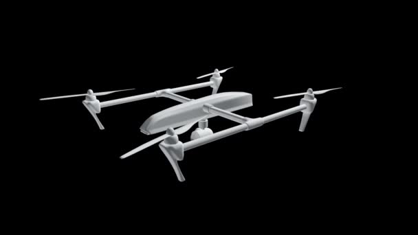 Drone de aire de control remoto — Vídeos de Stock