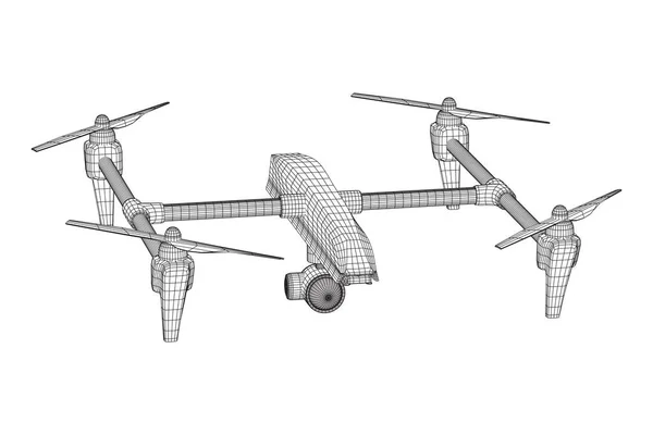 Télécommande drone d'air — Image vectorielle