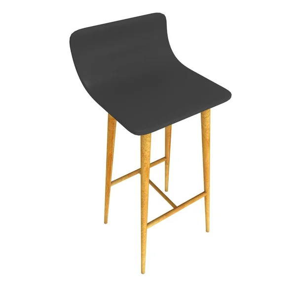 Bar stool furniture 3d — Stock Photo, Image