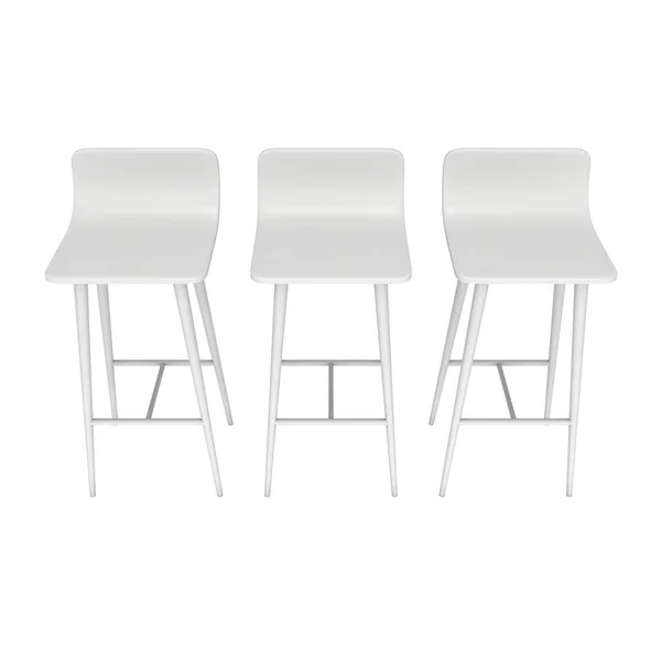 Bar stool furniture 3d — Stock Photo, Image