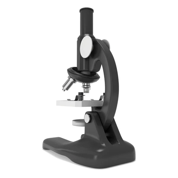 Sprzęt laboratoryjny mikroskopu biologii szkoły — Zdjęcie stockowe
