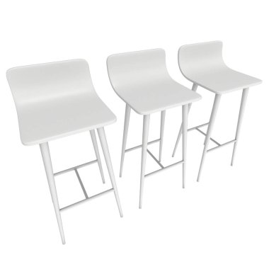 Bar tabure mobilya 3d