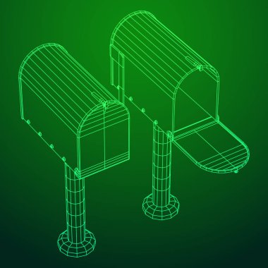 Yazışma posta kutusu tel kafes