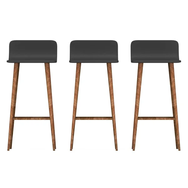 Bar muebles de taburete 3d —  Fotos de Stock
