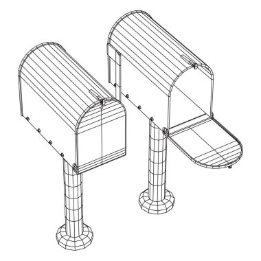 Yazışma posta kutusu tel kafes