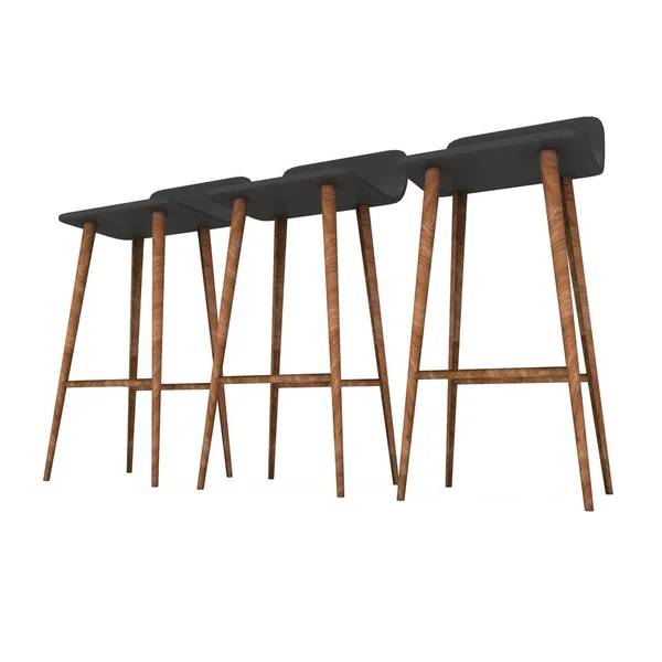 Bar stol furniture 3d — Stok Foto