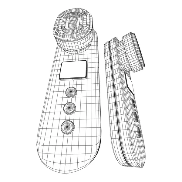 Macchina per massaggio della pelle dispositivo — Vettoriale Stock