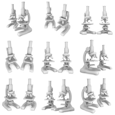 Mikroskop biyoloji okul laboratuvar donatımı