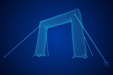 İnflat giriş kemer tel kafes