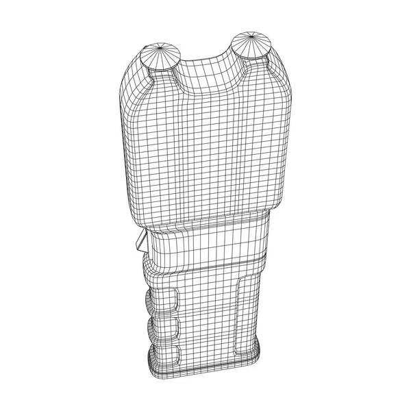 Polícia electro choque taser atordoar arma —  Vetores de Stock