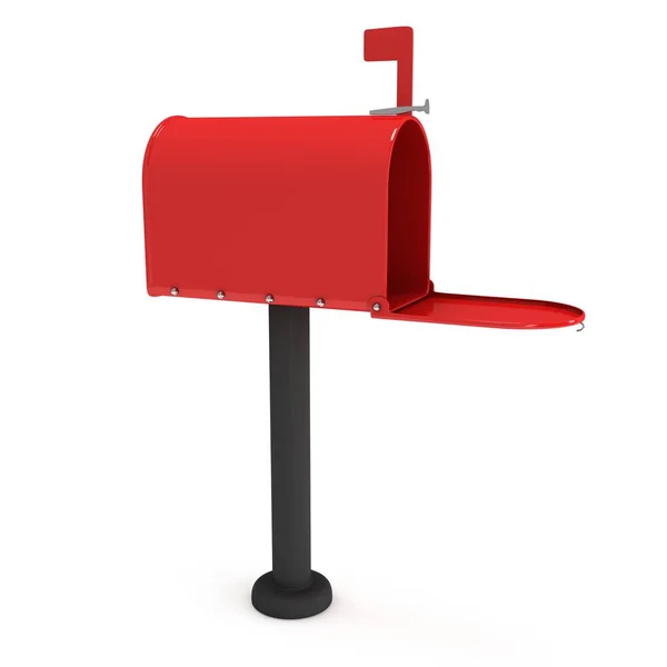 Mailbox with open door 3d — Stock Photo, Image