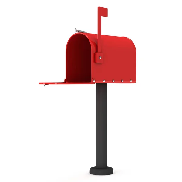 Mailbox with open door 3d — Stock Photo, Image