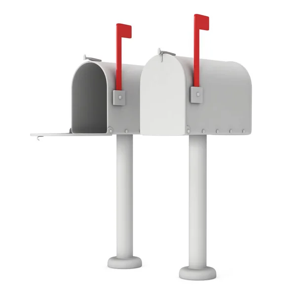 Mailbox with open door 3d — Stock Photo, Image