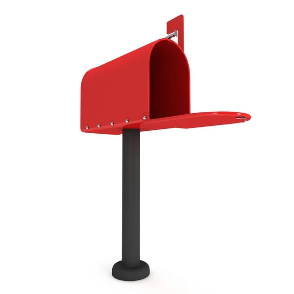 Mailbox with open door 3d — Stock Photo, Image