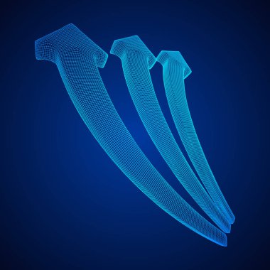 Büyüyen ok grafik vektör