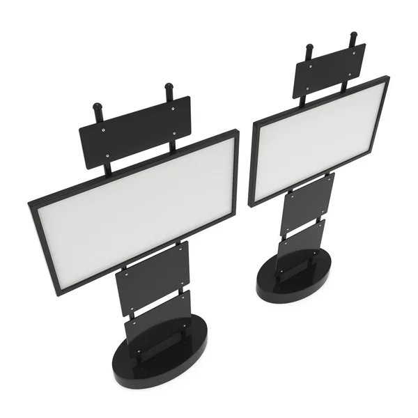 Stand de la pantalla LCD stand de feria comercial —  Fotos de Stock