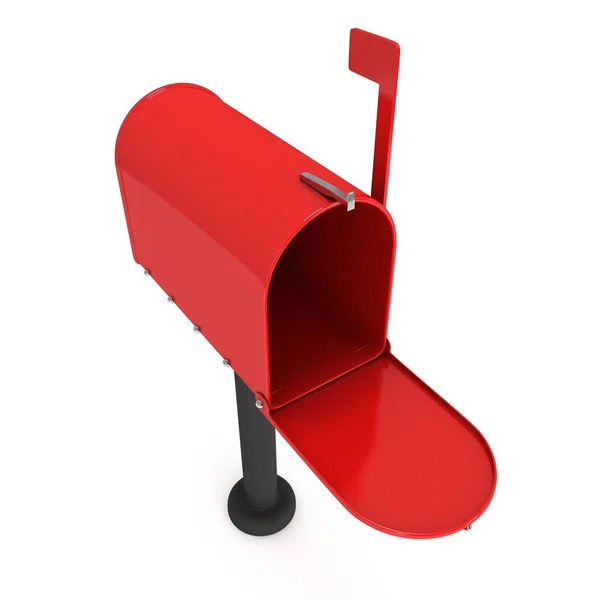 Mailbox with open door 3d — Stock Photo, Image