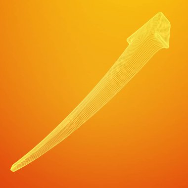 Büyüyen ok grafik vektör