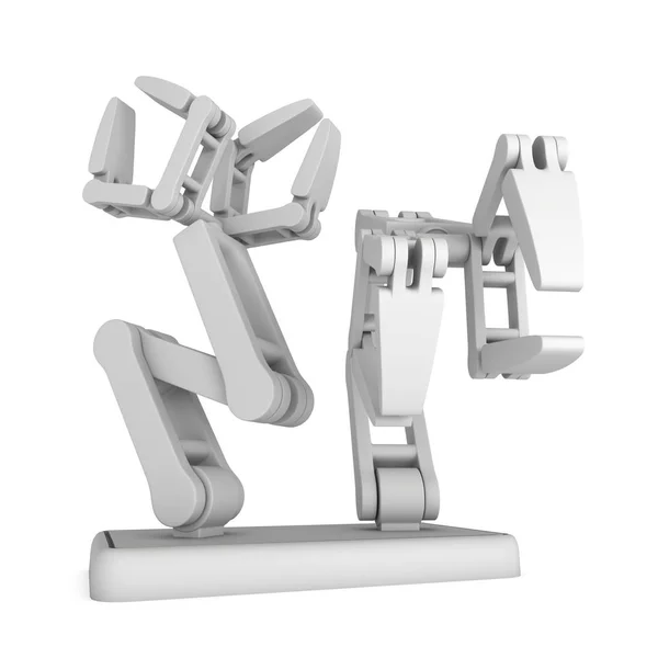Robotic arm 3d — стокове фото