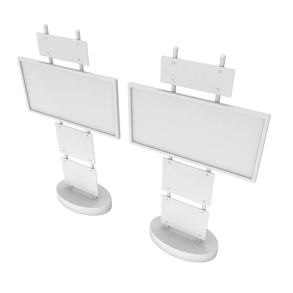 Messestand lcd screen stand — Stockfoto