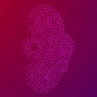 Dişliler. Mekanik teknoloji makinesi konsepti