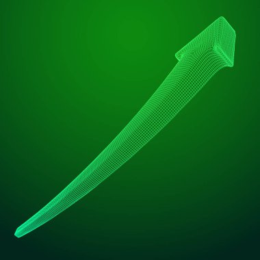 Büyüyen ok grafik vektör