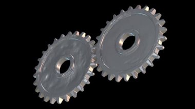 Dişliler. Mekanik teknoloji makinesi konsepti