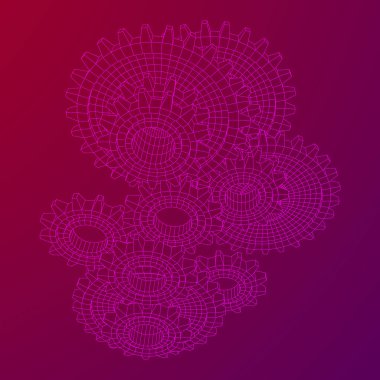 Dişliler. Mekanik teknoloji makinesi konsepti