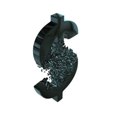 Kırık doları oturum 3d