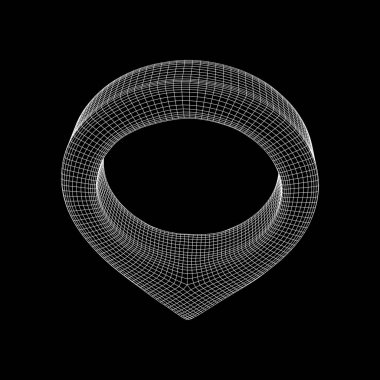 Coğrafi harita PIN tel kafes kafes