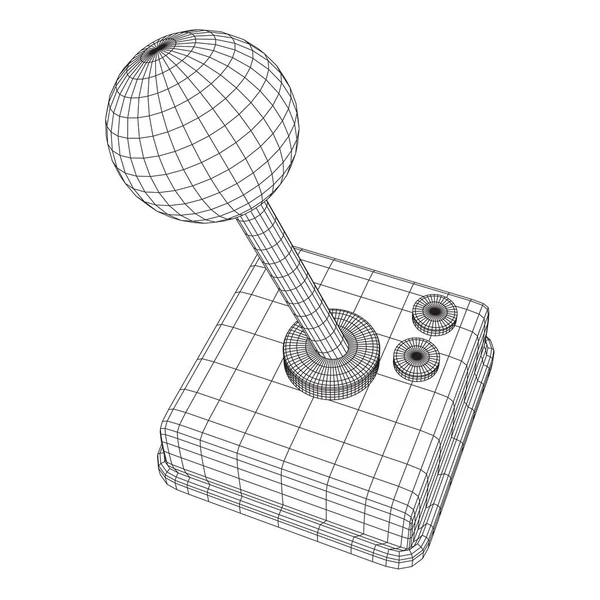 Джойстик сітка вектор — стоковий вектор