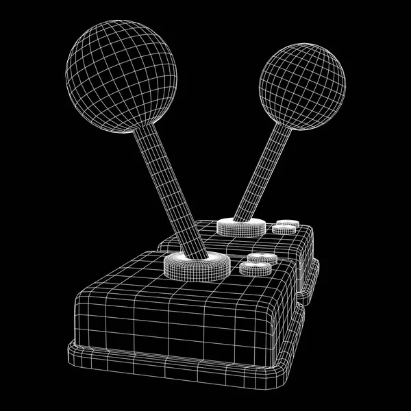 Joystick vector de malla — Archivo Imágenes Vectoriales