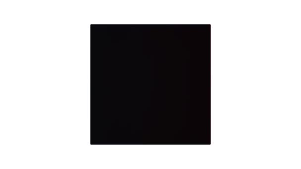 3d caja negra girar — Vídeos de Stock