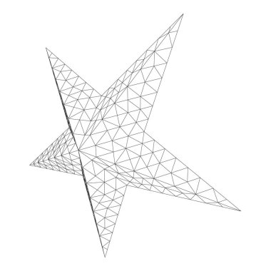 Beş köşeli yıldız tel kafes