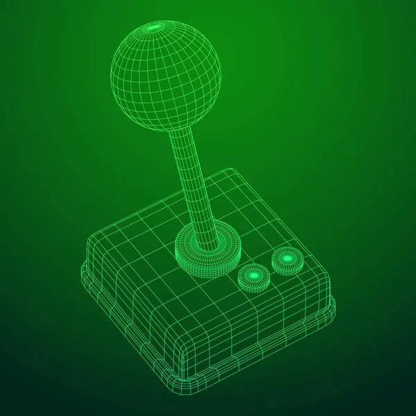 Joystick vector de malla — Vector de stock