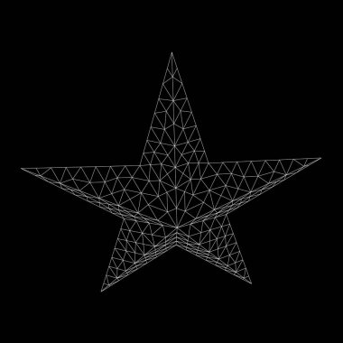 Beş köşeli yıldız tel kafes