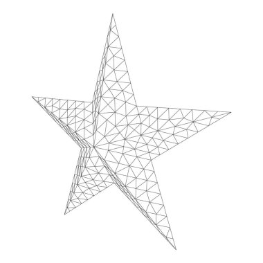 Beş köşeli yıldız tel kafes